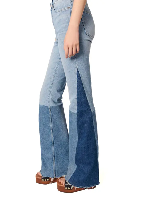 Tricolour Patchwork Jeans