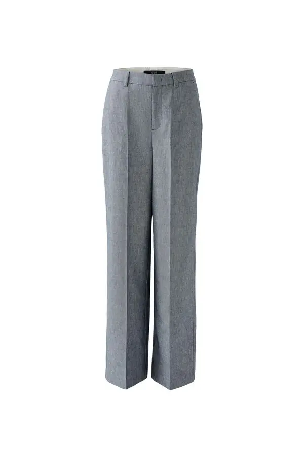 Wide-Leg Suit Trousers