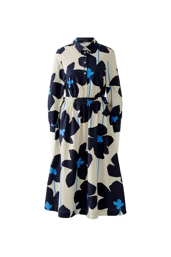 Floral Tie Waist Midi Dress