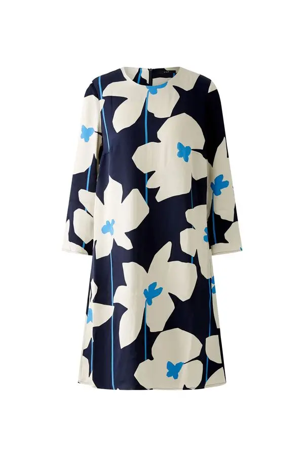 Graphic Floral Tunic Dress
