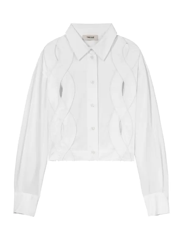 Short Shirt with Openwork Braids