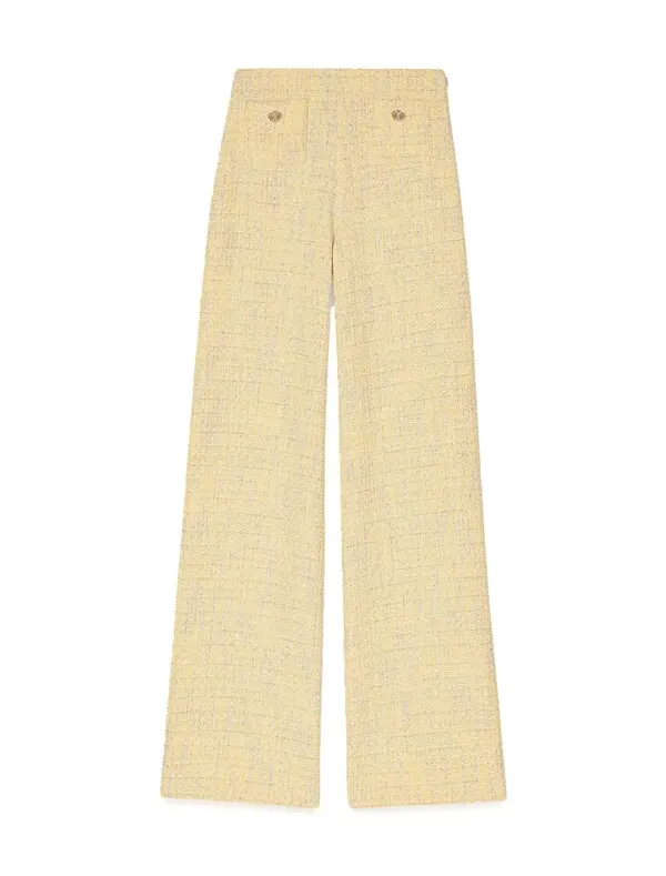 Straight-leg Tweed Trousers