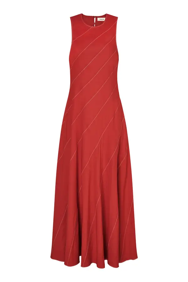 Long Dress with Cutouts