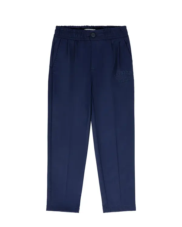 Trousers with Subtle Logo