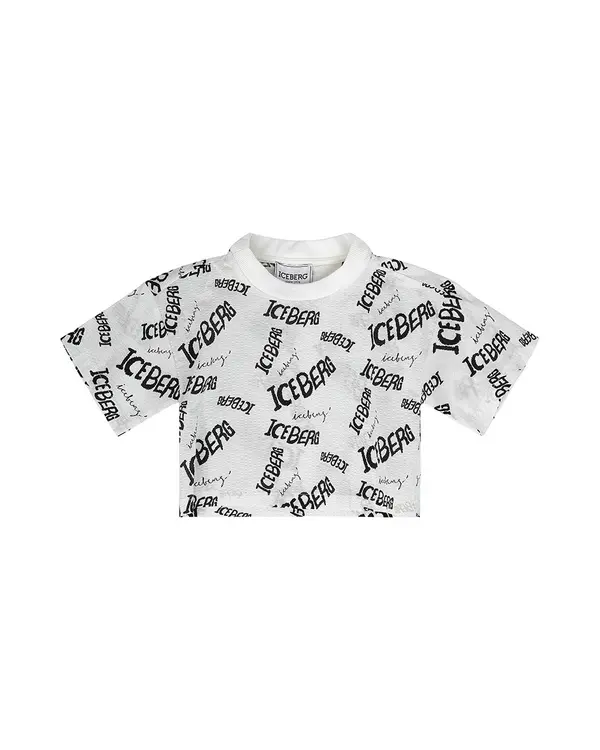 All-Over Logo Print Short Sleeve Tshirt