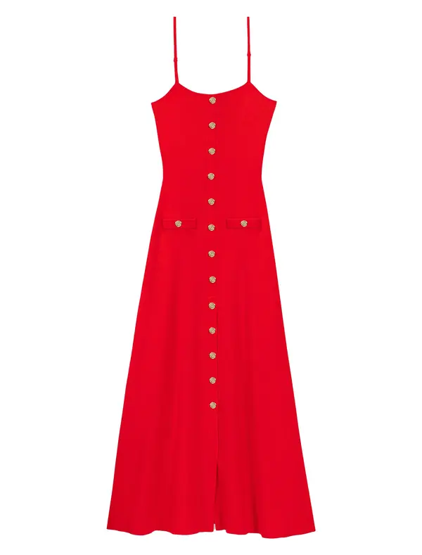Rib Knit Maxi Dress