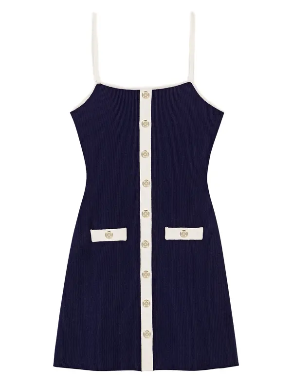 Rib Knit Short Dress