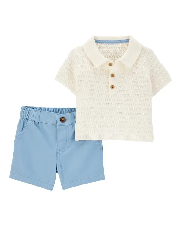 2-Piece Polo Outfit Set