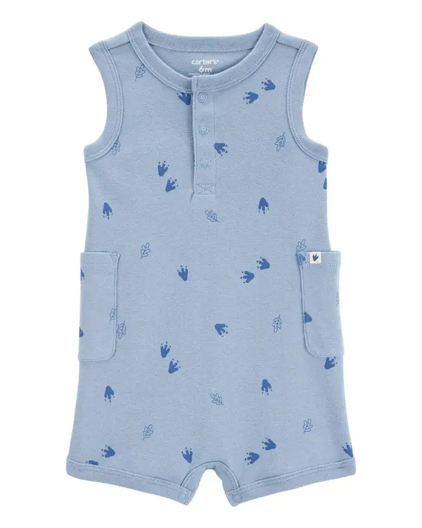 Dinosaur Cotton Romper