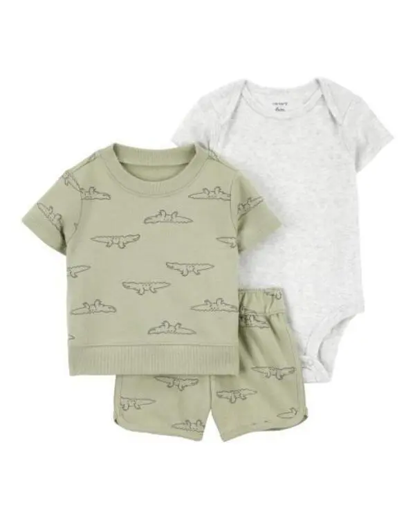 3-Piece Alligator Outfit Set