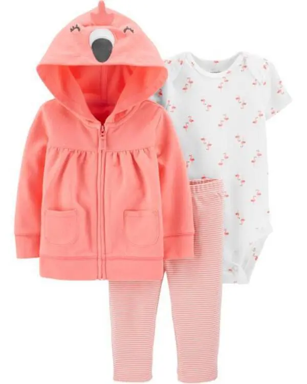 Flamingo Cardigan Set
