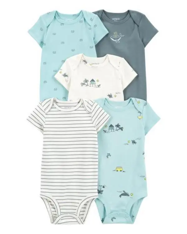 5-Pack Short-Sleeve Bodysuits