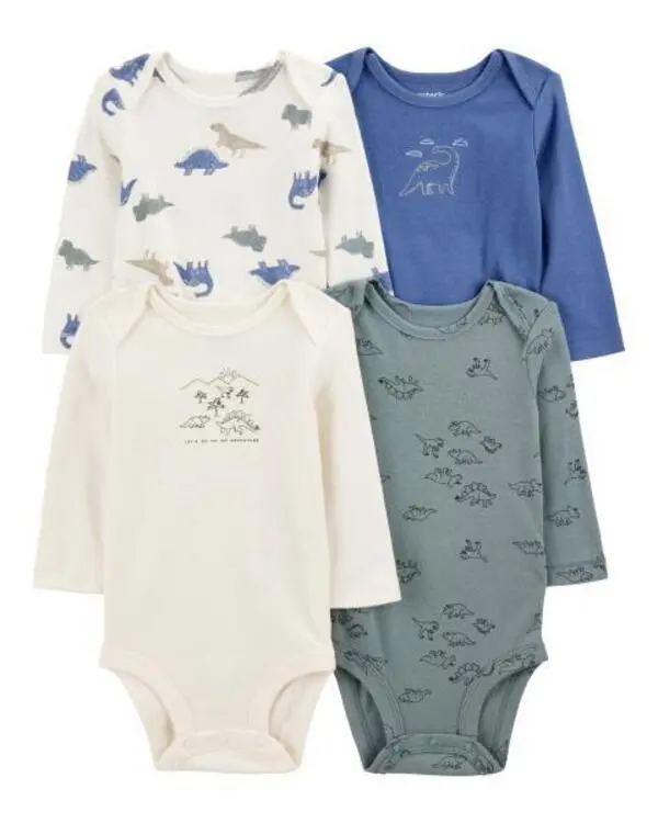 5-Pack Long-Sleeve Bodysuits