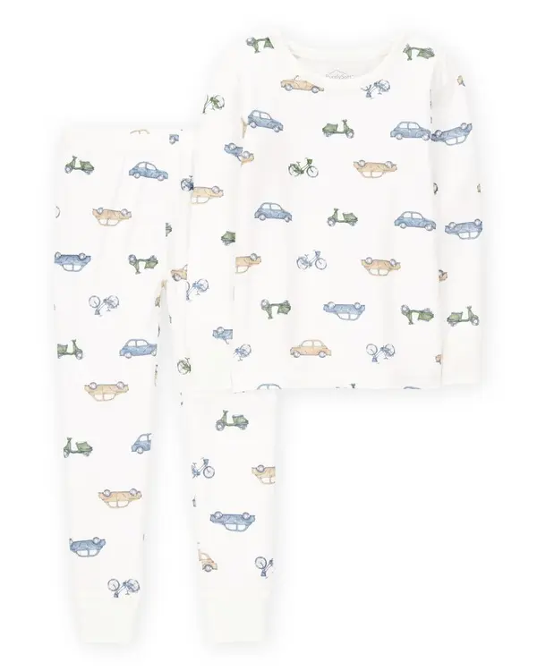 2-Piece Car Print PurelySoft Pyjamas