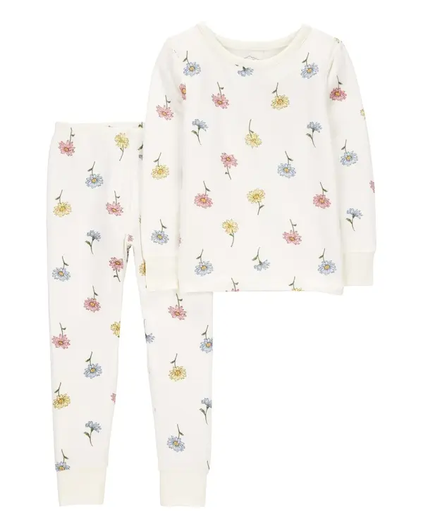 2-Piece Floral Print PurelySoft Pajamas
