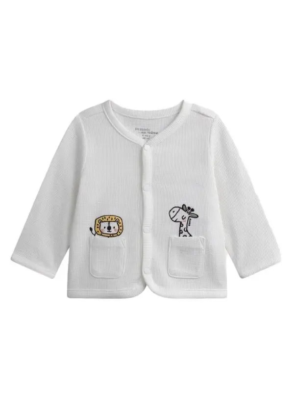 Safari Pocket Baby Cardigan