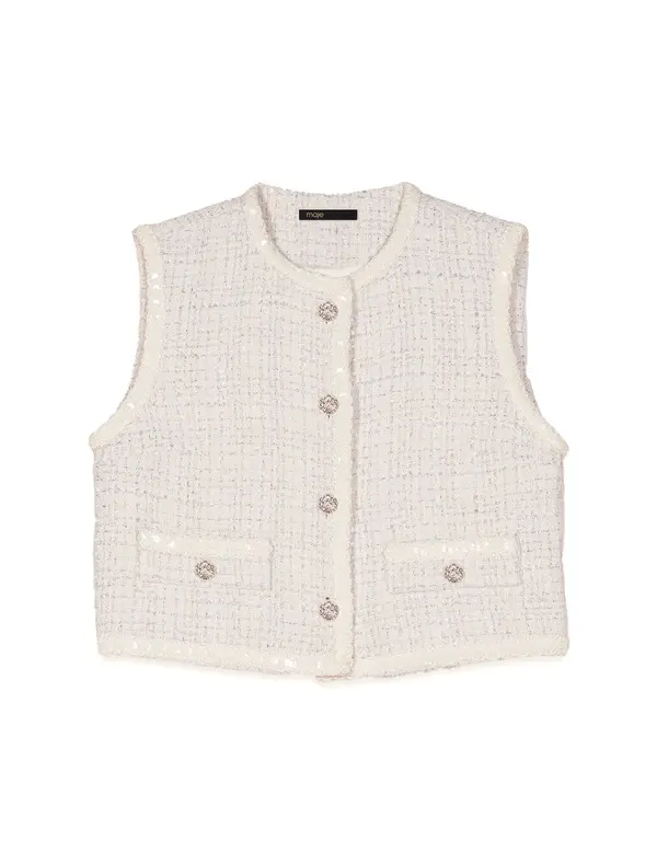 Sequin Tweed Jacket