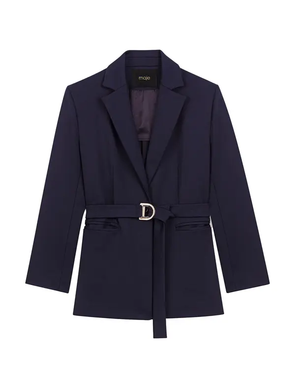 Tailored Jacket With Pleated Back