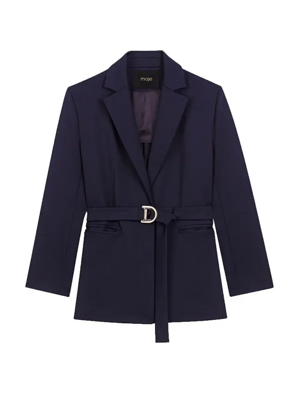 Tailored Jacket With Pleated Back