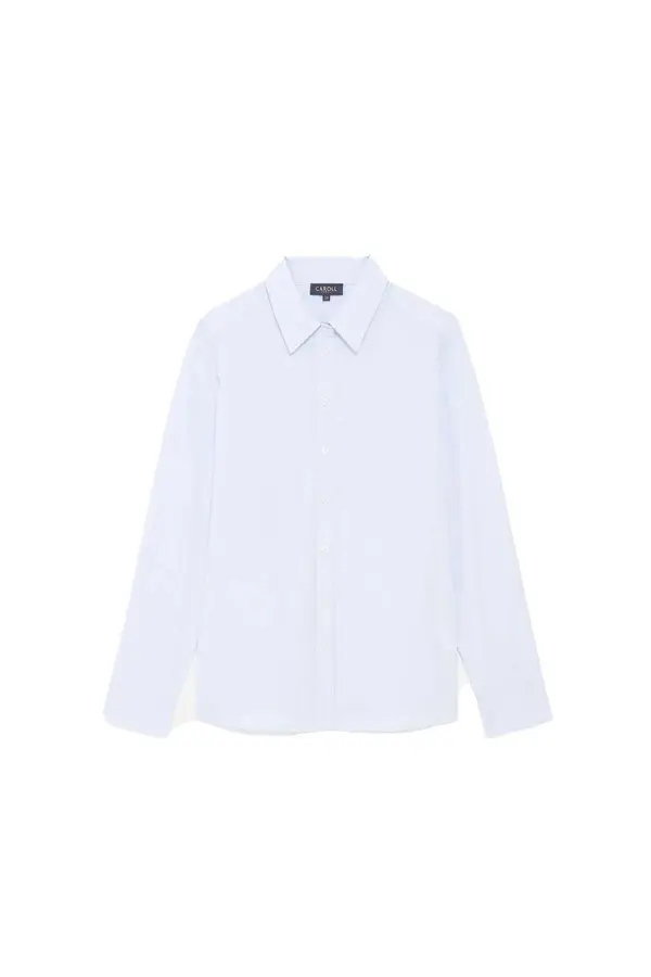 Straight Cut Button-Down Shirt