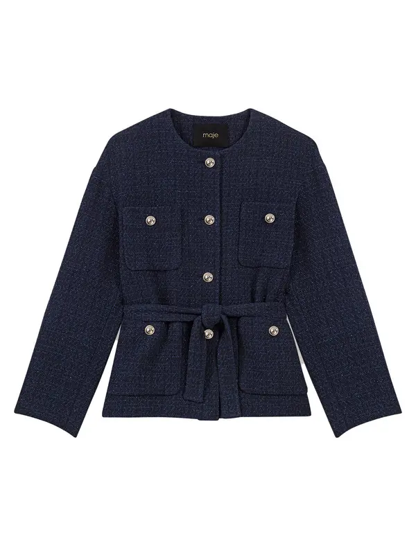 4-Pocket Tweed Jacket