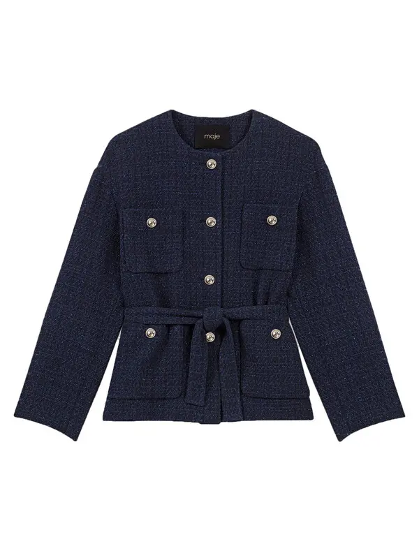 4-Pocket Tweed Jacket