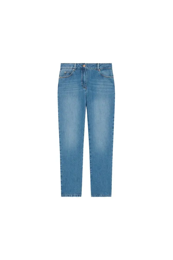 Cotton Straight Cut Pants