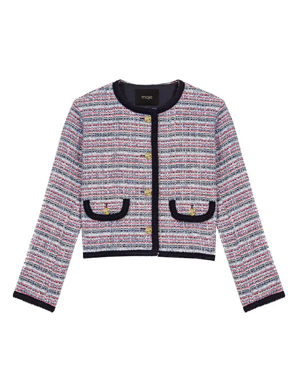 Short tweed jacket