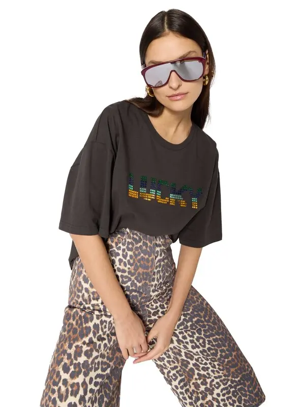 Graphic Oversized LUCKY T-Shirt