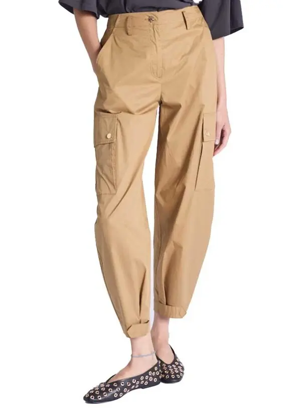 Ankle-Tie Cargo Pants