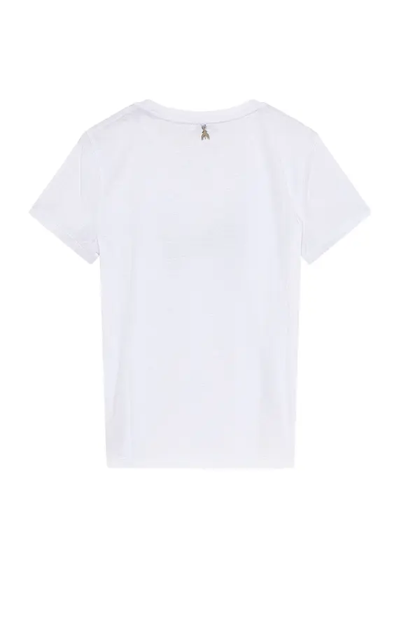 Cotton T-shirt with Slogan