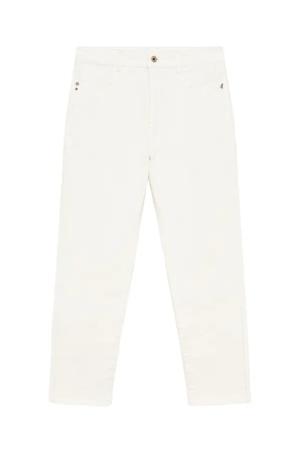 High-waisted Jeans