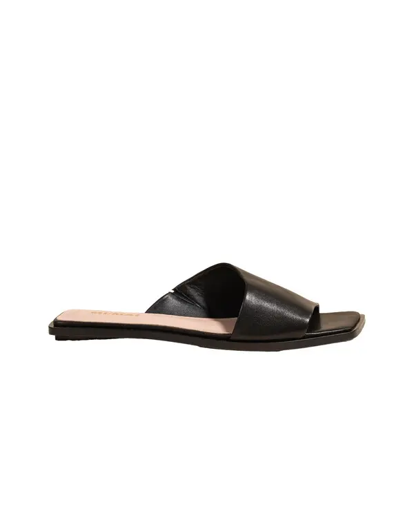 Wide Leather strap Sliders
