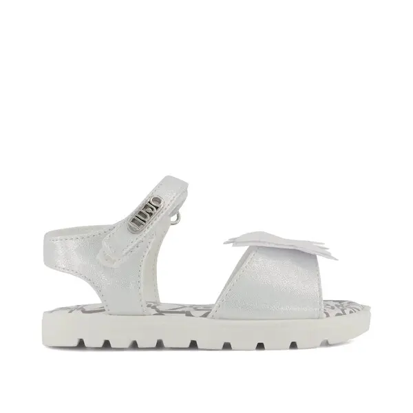 Sandals with Butterfly Accent