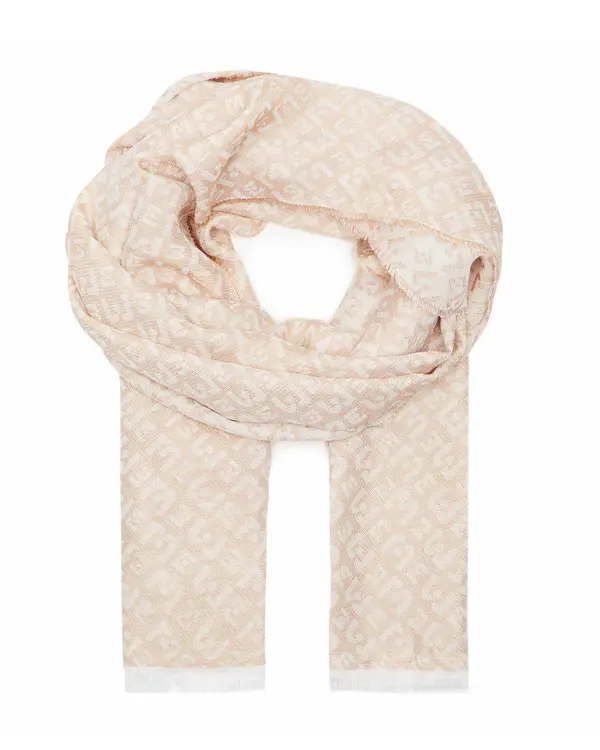 All Over Logo Print Scarf