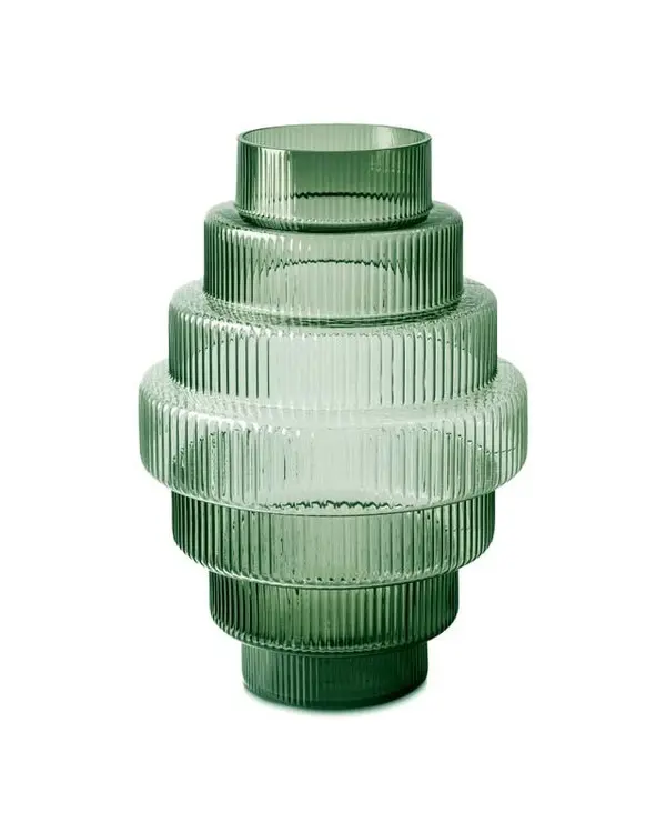 Vase Steps green small