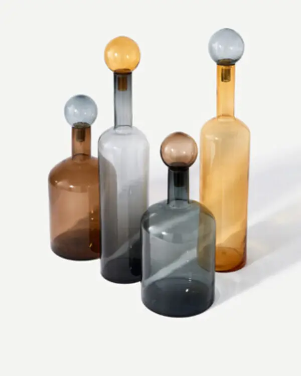 Set of 4 - Bubbles & bottles chic mix XXL