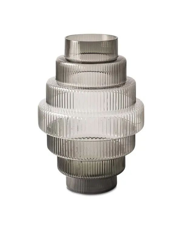 Vase Steps grey small