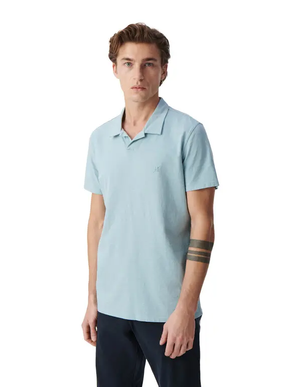 REGULAR Organic Cotton Slub Ink Polo Shirt