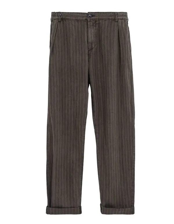 CHINO trousers with stripes