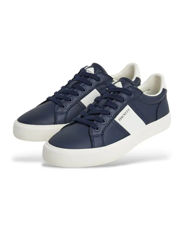 BLAKE MIX LEATHER TRAINERS