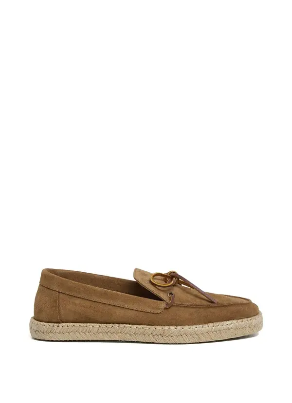 Suede Laced Espadrille