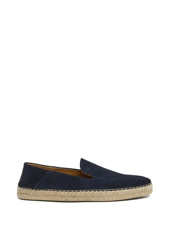 Suede Espadrille Loafer