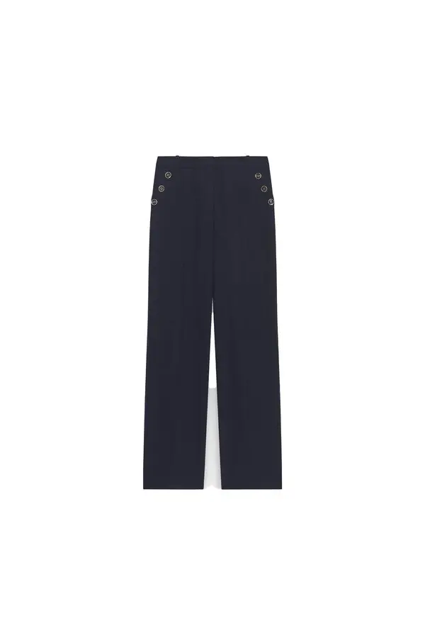 Hight Waist Straight Cut Trousers
