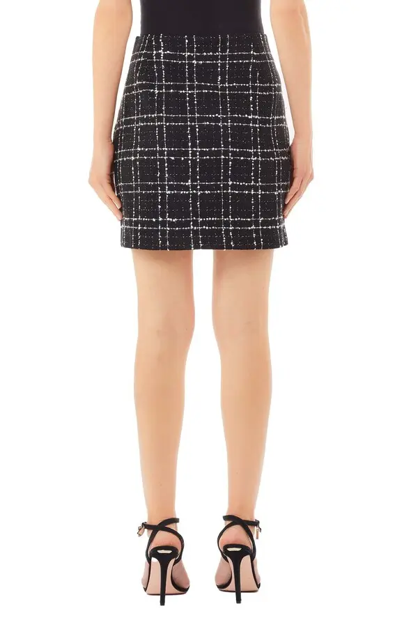  Boucle Lurex Mini Skirt