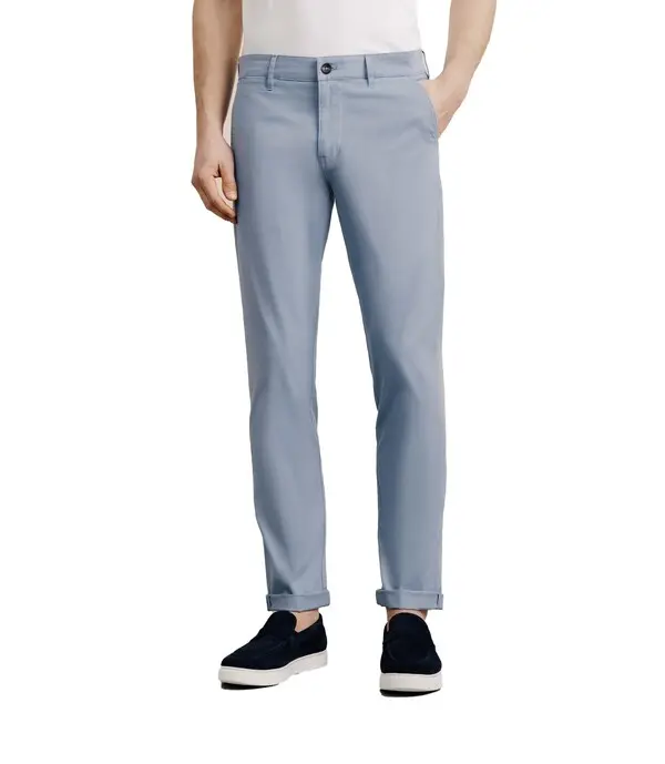stretch cotton pants
