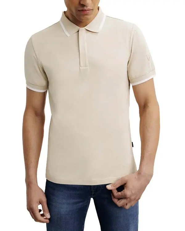 Zipped Short Sleeve Polo