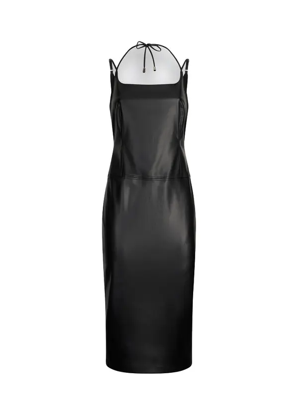  Coated Fabric Dress