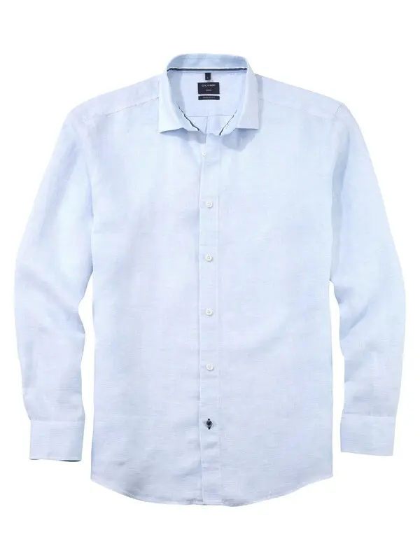 Linen Regular Fit Long Sleeve Shirt