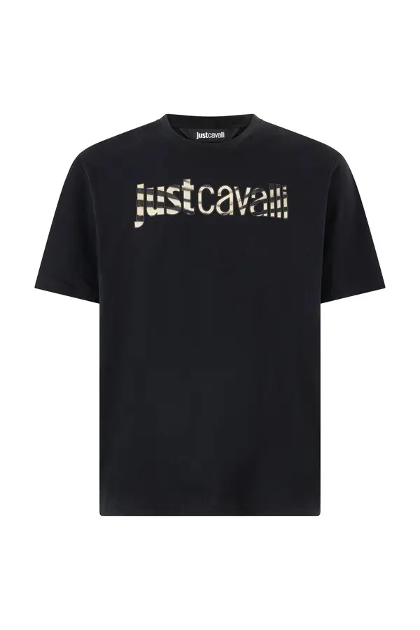 Short Sleeve T-Shirt With Animal-Print Logo